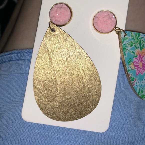 Lilly Pulitzer Inspired Disney Earrings - Picture 4 of 4